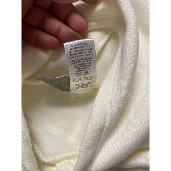 Disney Frozen 2Toddler Girls Elsa Cozy Fleece Pullover Sweatshirt White Small 6X - Picture 4 of 8